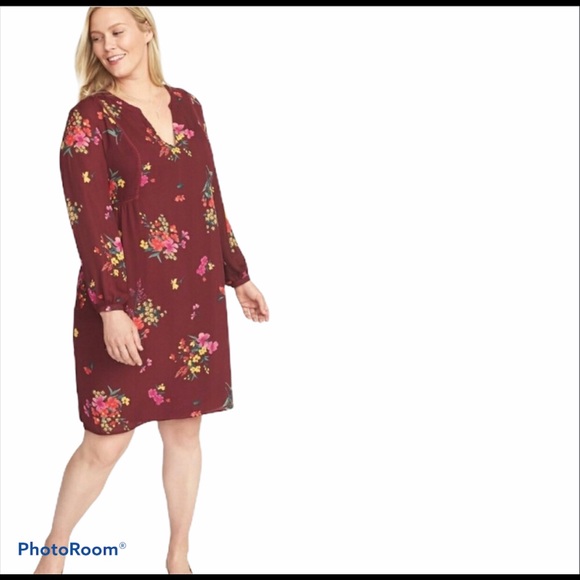 old navy georgette swing dress